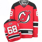 Reebok New Jersey Devils NO.68 Jaromir Jagr Men's Jersey (Red Authentic Home)