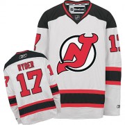 Reebok New Jersey Devils NO.17 Michael Ryder Men's Jersey (White Authentic Away)