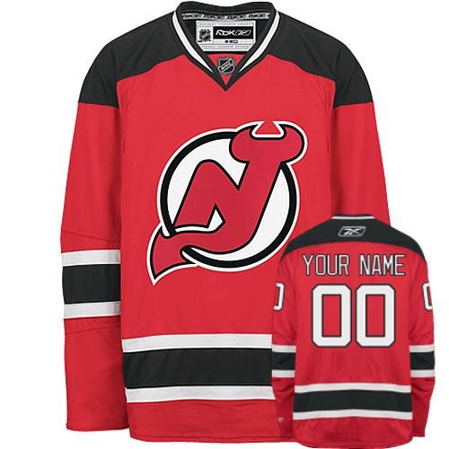 Reebok New Jersey Devils Men's Red Premier Home Customized Jersey Reebok New Jersey Devils Men's Red Premier Home Customized Jersey