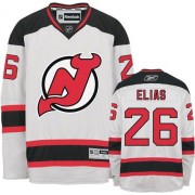 Reebok New Jersey Devils NO.26 Patrik Elias Men's Jersey (White Authentic Away)