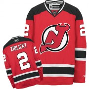 Reebok New Jersey Devils NO.2 Marek Zidlicky Men's Jersey (Red Authentic Home)