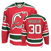 CCM New Throwback Devils NO.30 Martin Brodeur Men's Jersey (Red/Green Authentic Team Classic Throwback) CCM New Throwback Devils NO.30 Martin Brodeur Men's Jersey (Red/Green Authentic Team Classic Throwback)