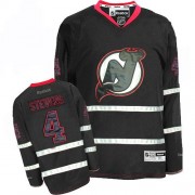 Reebok New Jersey Devils NO.4 Scott Stevens Men's Jersey (Black Ice Authentic)